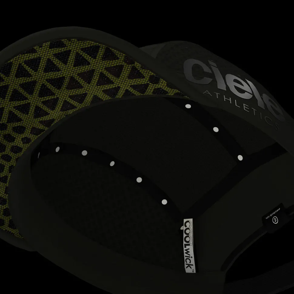 Clearance ciele athletics GOCap - Elite 24 - Raven Raven - Dark Green