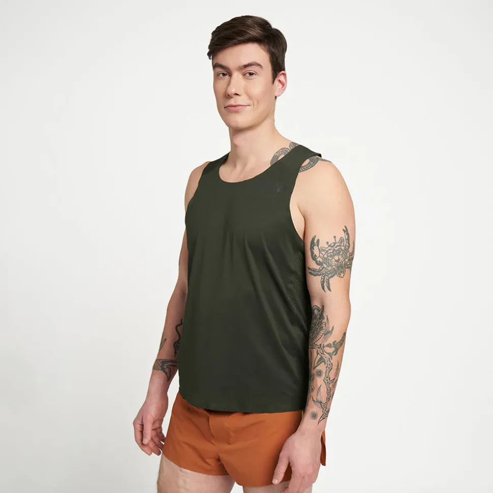 Fashion ciele athletics M RCDSinglet - Elite - Raven Raven - Dark Green
